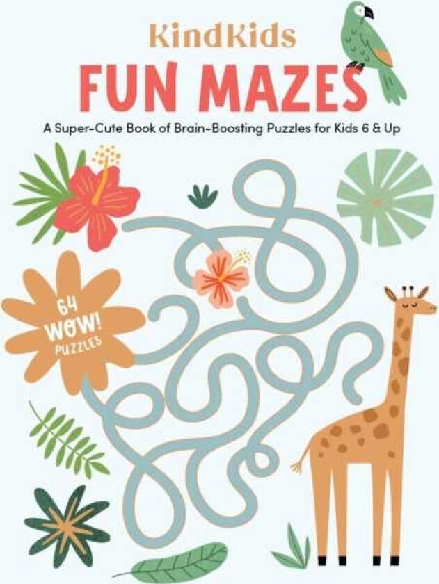 KindKids Fun Mazes A SuperCute Book of BrainBoosting Puzzles for Kids 6 & Up