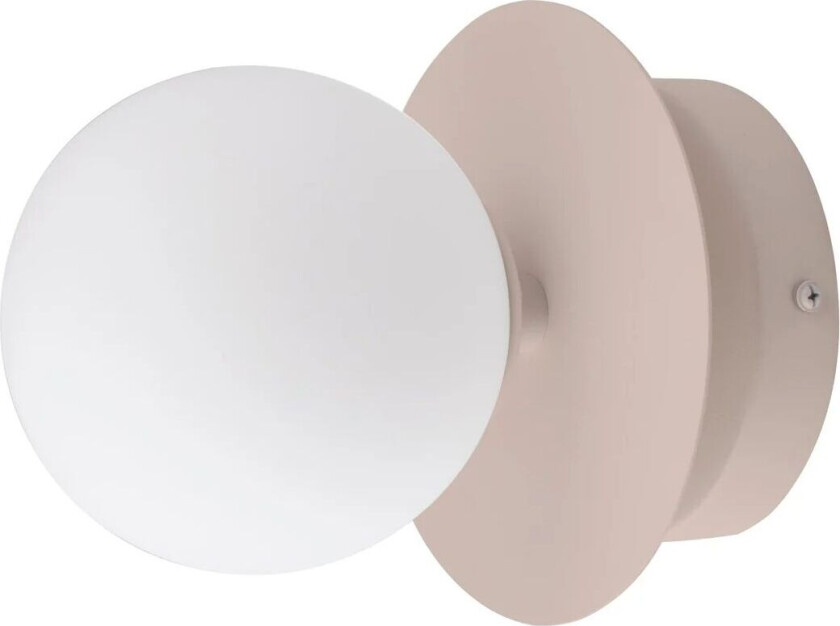 Art Deco IP44 vegglampe/takplafond Mud-hvit