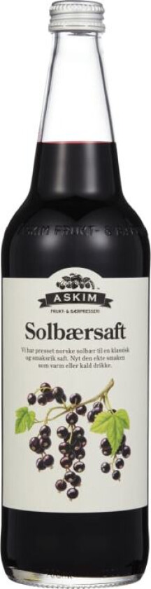 Solbærsaft 0,7l