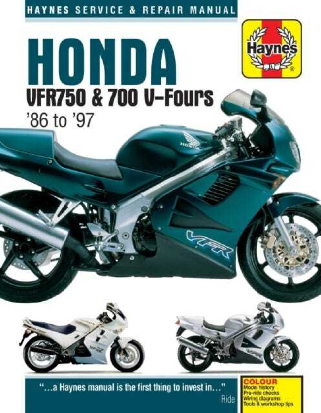 Honda VFR750 & 700 VFours (86  97) Haynes Repair Manual  8697