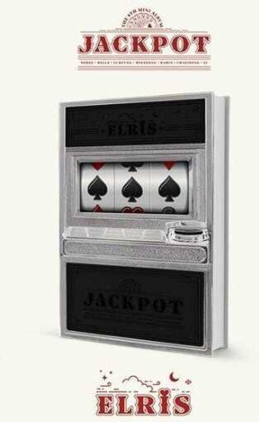 Elris  Jackpot (Black Version/92p Photobook/Trump Card Set/Photocard)  CD