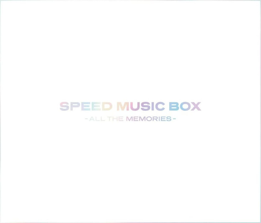 Speed Speed Music Box All The Memories CD