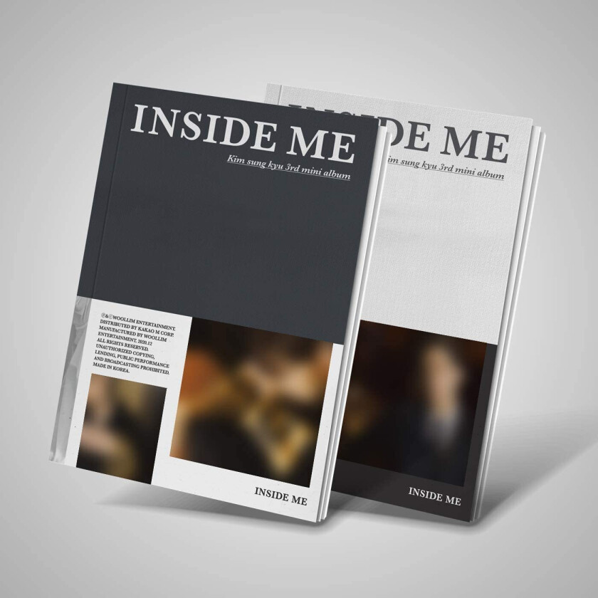 Kim Sung Kyu  Inside Me (Incl. 84pg Booklet, Photocard, Sticker)  CD