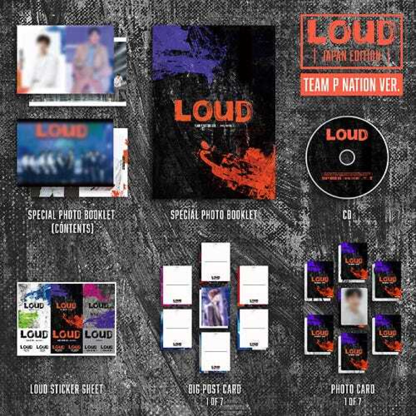Diverse KPop Loud (Team P NATION Version) CD