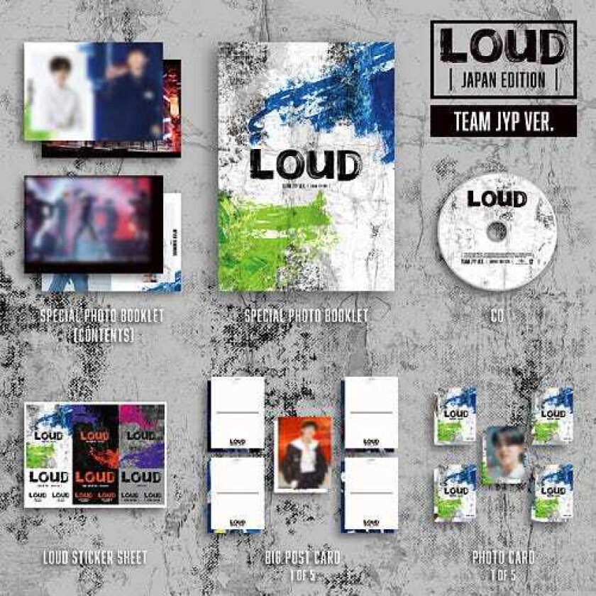 Diverse KPop Loud (Team JYP Version) CD
