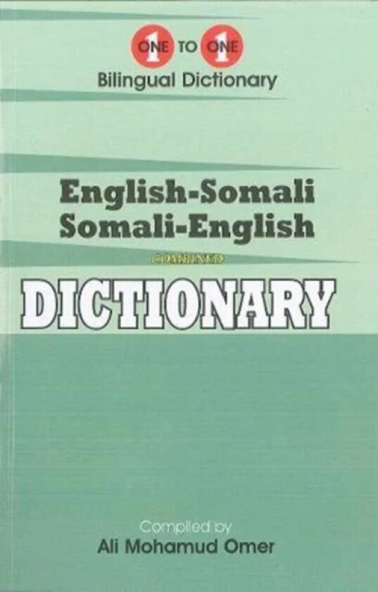 English-Somali & Somali-English One-to-One Dictionary av A.M. Omer