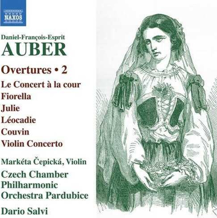 Marketa Cepicka, Czech Chamber Philharmonic Orchestra Pardubice, Dario Salvi  Auber: Overtures, Vol. 2  CD