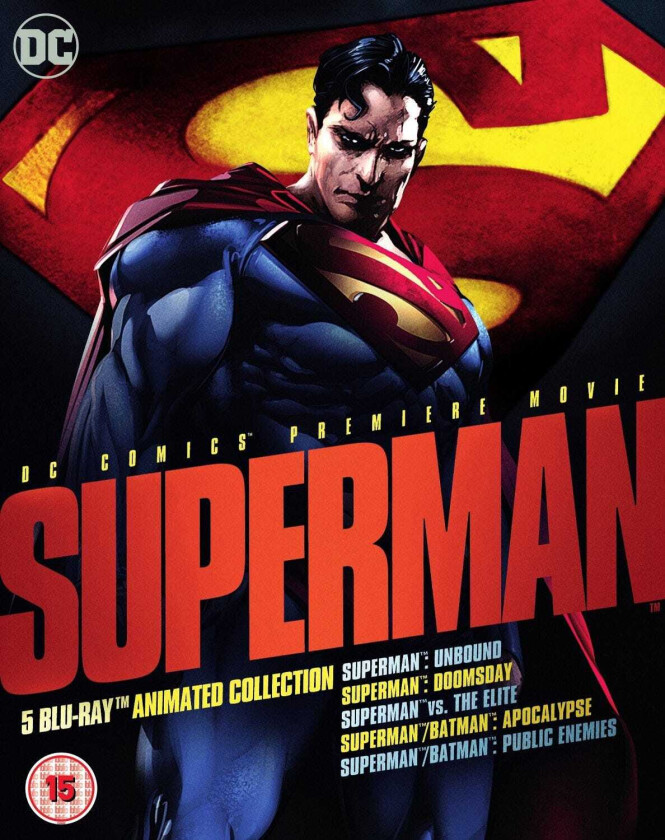 Superman 5 Bluray Animated Collection