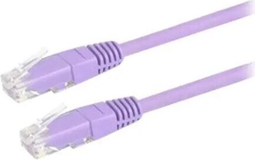 Nettverkskabel Lszh Rj-45 Rj-45 Cat 6 10m Purpur