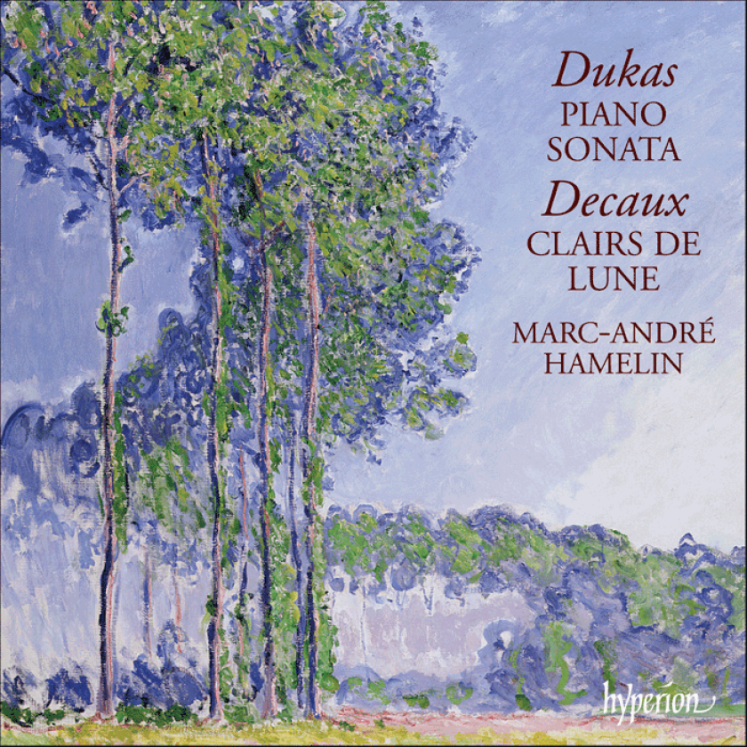 MarcAndré Hamelin, Abel Decaux  Dukas: Piano Sonata; Decaux: Clairs de lune  CD