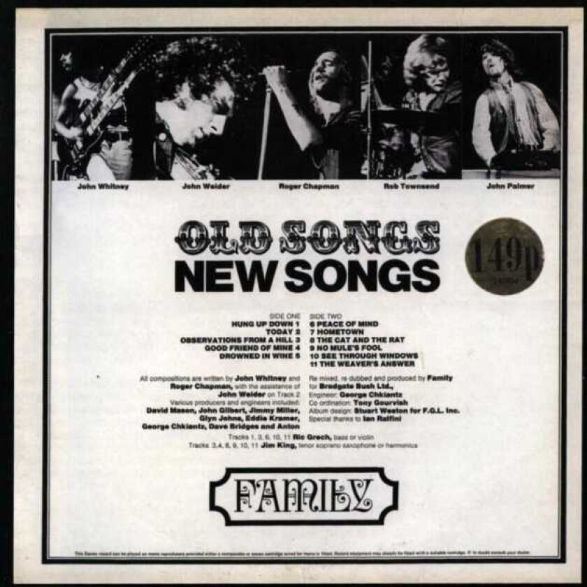 Family Old Songs, New Songs CD