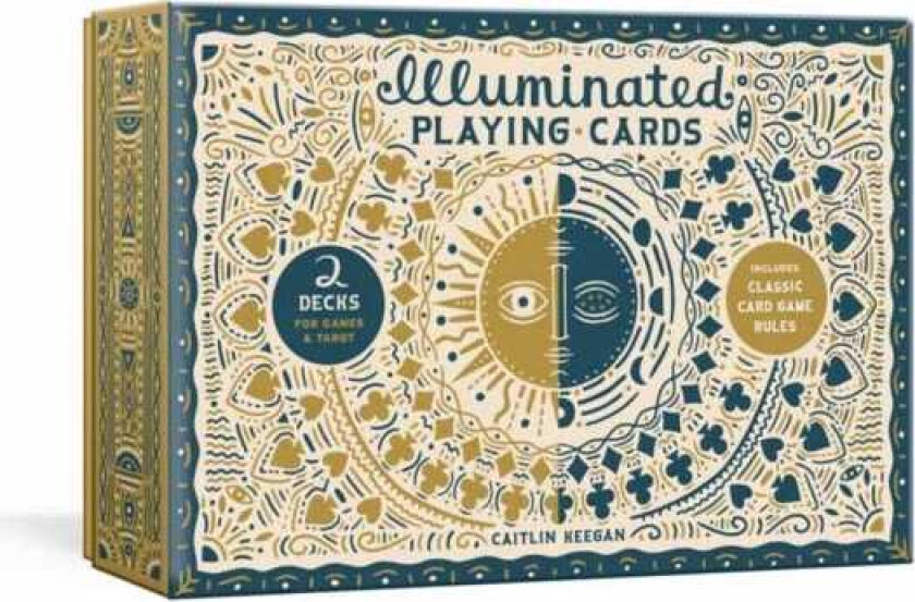 Illuminated Playing Card Set Two Decks with Game Rules