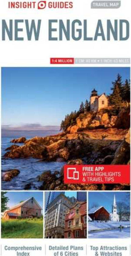 Insight Guides Travel Map New England