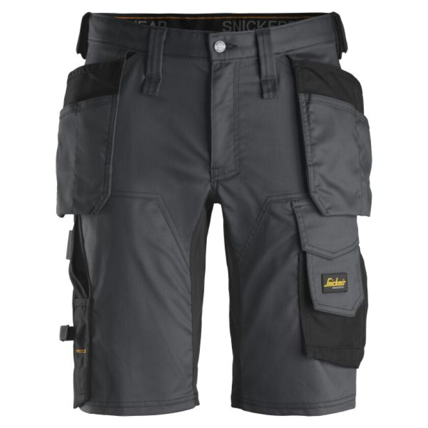 Shorts 6141 mgrå/sort 46 snickers workwear