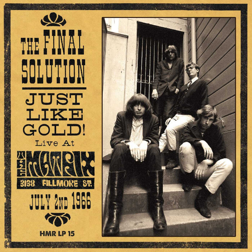 The Final Solution Just Like Gold: Live At The Matrix 1966 LP/Vinyl
