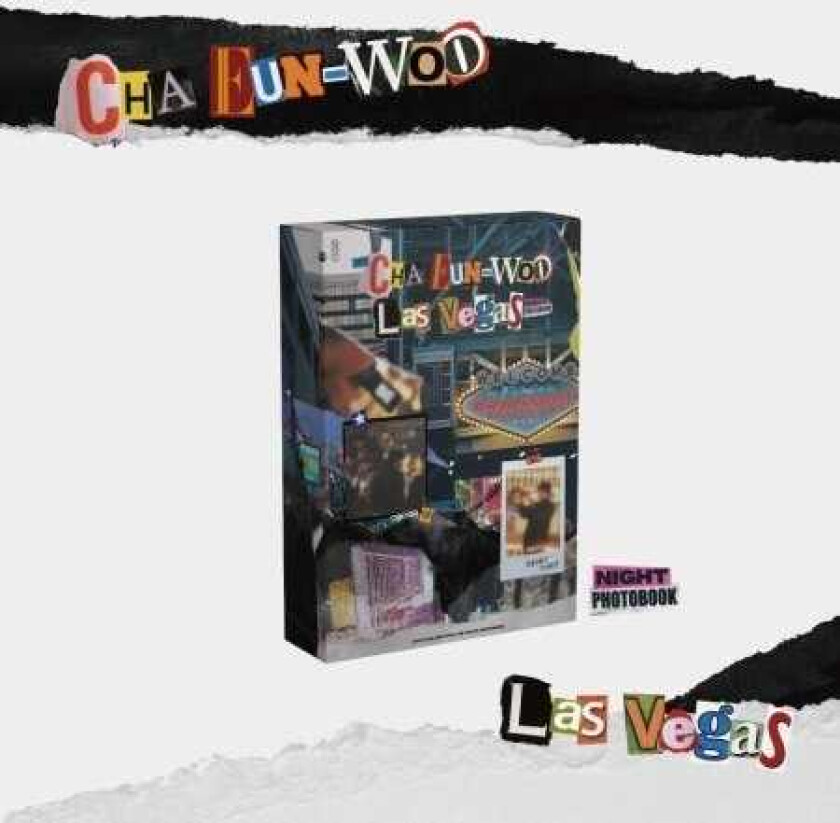 Las Vegas Photobook Night Version 212pg Photobook, 4 Photocards, Folded Poster, Holder, Sticker, Ticket, Film Photo + Accordion Postcard