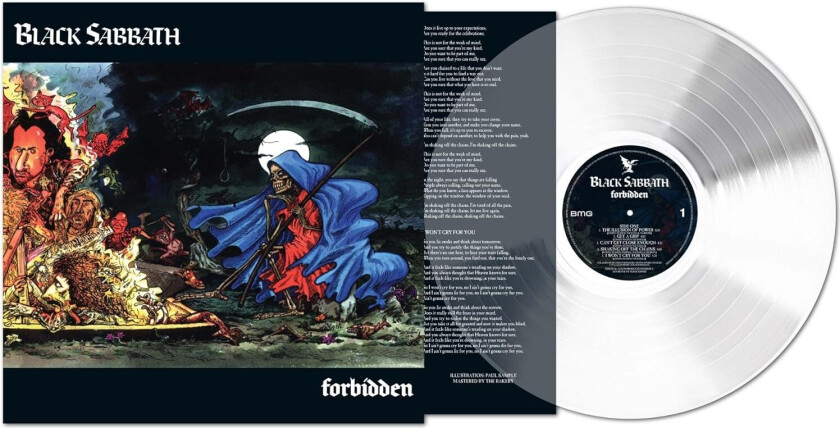 Black Sabbath Forbidden LP/Vinyl
