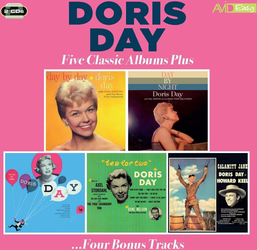 Doris Day  Five Classic Albums Plus (You're My Thrill / Tea For Two / Calamity Jane / Day By Day / Day By Night)  CD