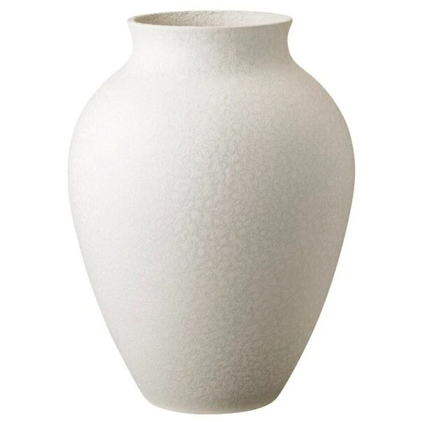 Knabstrup vase 27 cm hvit