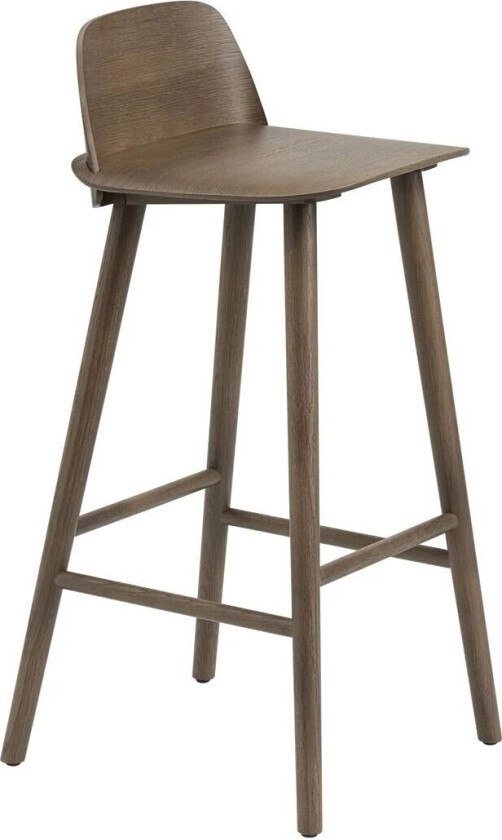 Nerd barstol 75 cm Stained dark brown