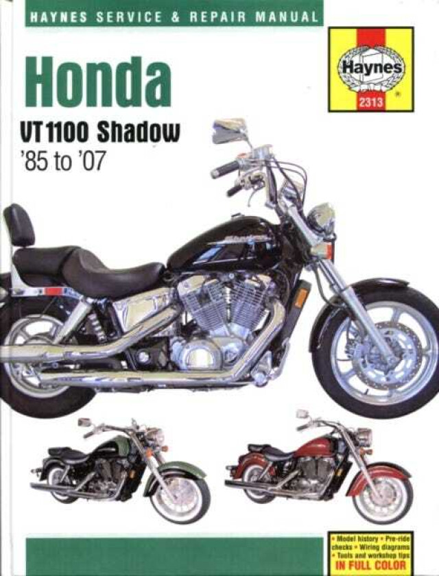 Honda VT1100 Shadow (8507) Haynes Repair Manual