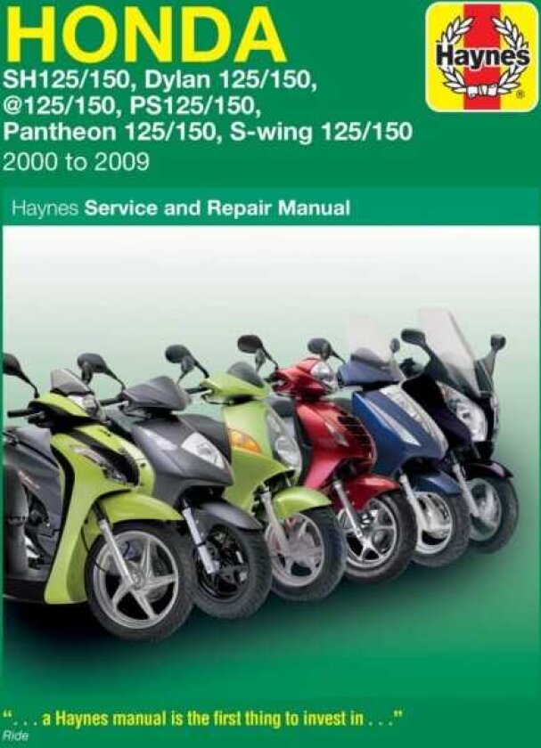 Honda 125 Scooters (SH, SES, NES, PES & FES 125) (00 09)