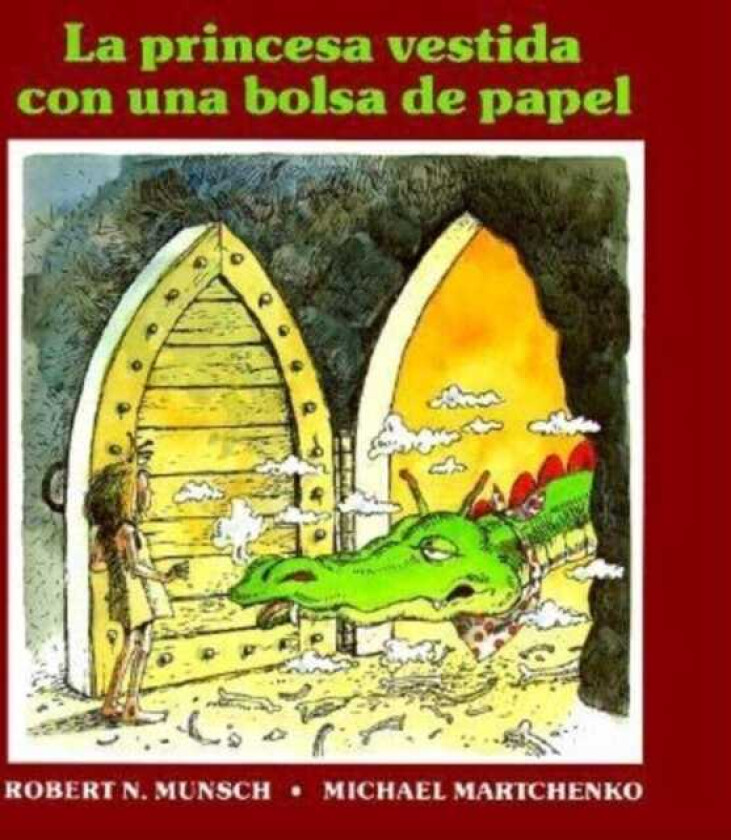 La princesa vestida con una bolsa de paper