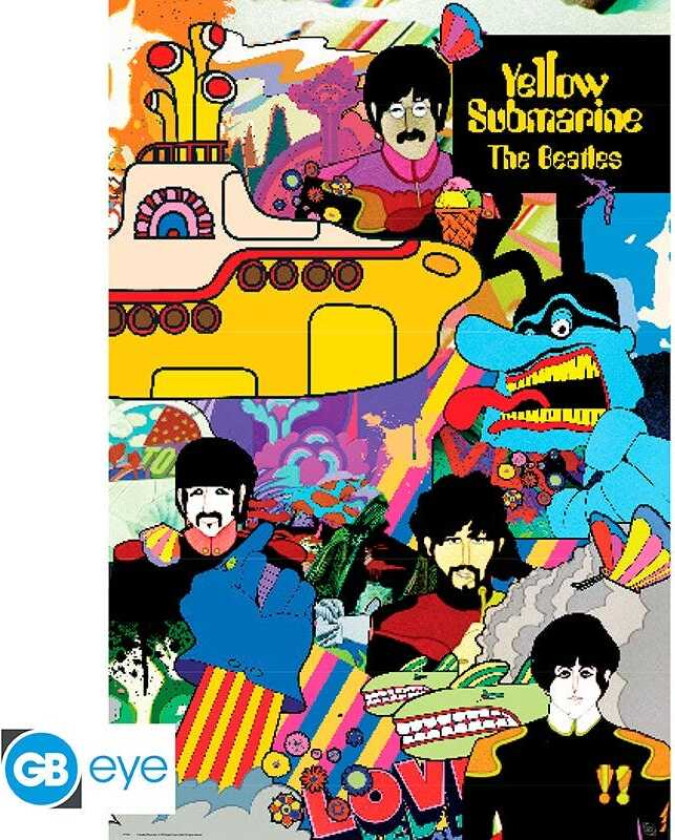 The Beatles Plakat Yellow Submarine