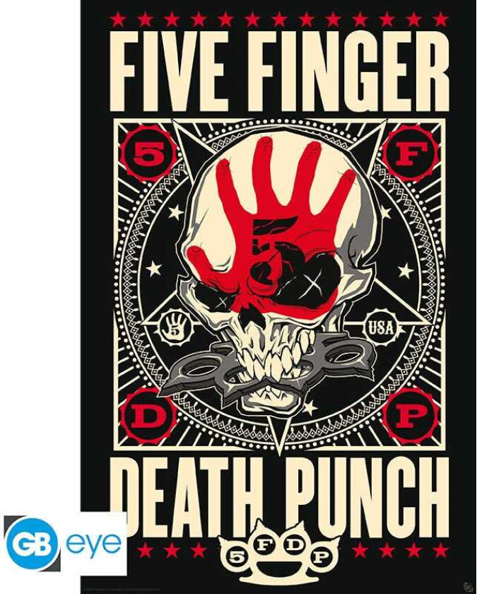 Five Finger Death Punch Plakat Knucklehead