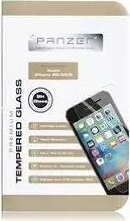 PANZER iPhone SE / 5 / 5s / 5c PANZER Premium Tempered Glass