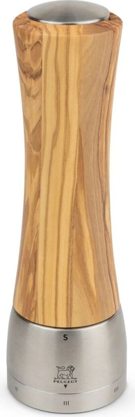Madras saltkvern 21 cm Olivetre-rustfritt stål