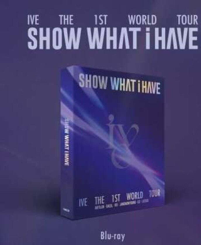 Show What I Have The 1st World Tour 2 BluRay Set incl. 52pg Photobook, Mini Poster Set, Photocard Set + Folded Poster