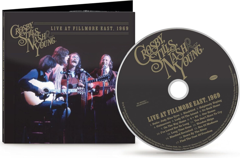 Crosby, Stills, Nash & Young Live At Fillmore East, 1969 CD