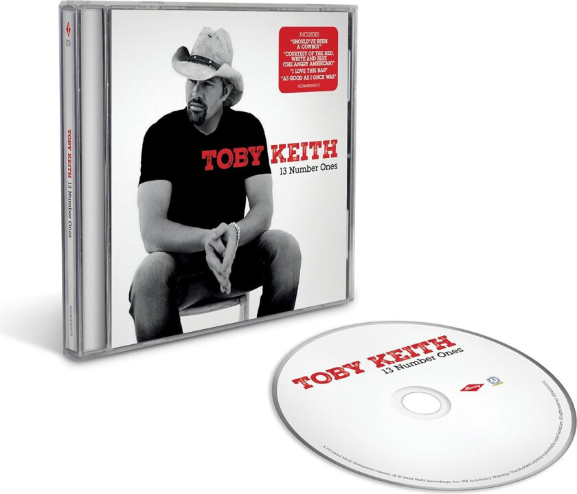 Toby Keith 13 Number Ones CD