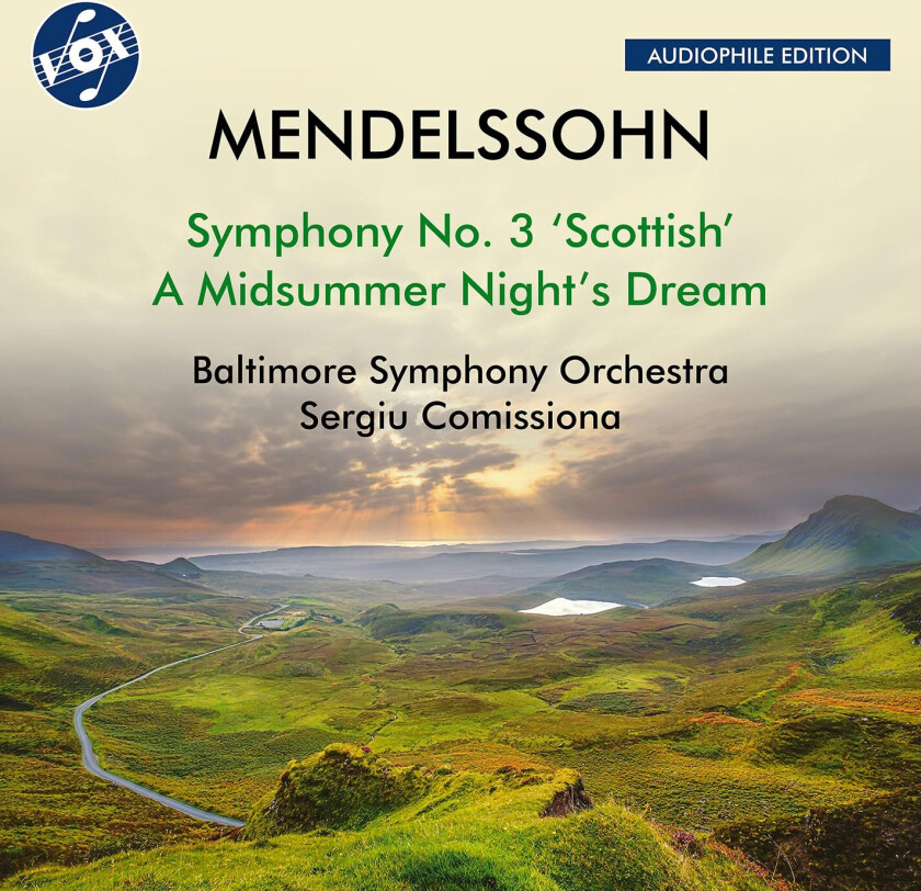 Baltimore Symphony Orchestra, Sergiu Comissiona Mendelssohn: Symphony No. 3, Op. 56, "Scottish"; A Midsummer Night's Dream (Excerpts) CD