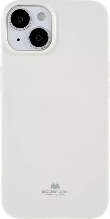 GOOSPERY iPhone 14 Fleksibelt Plastdeksel - Hvit