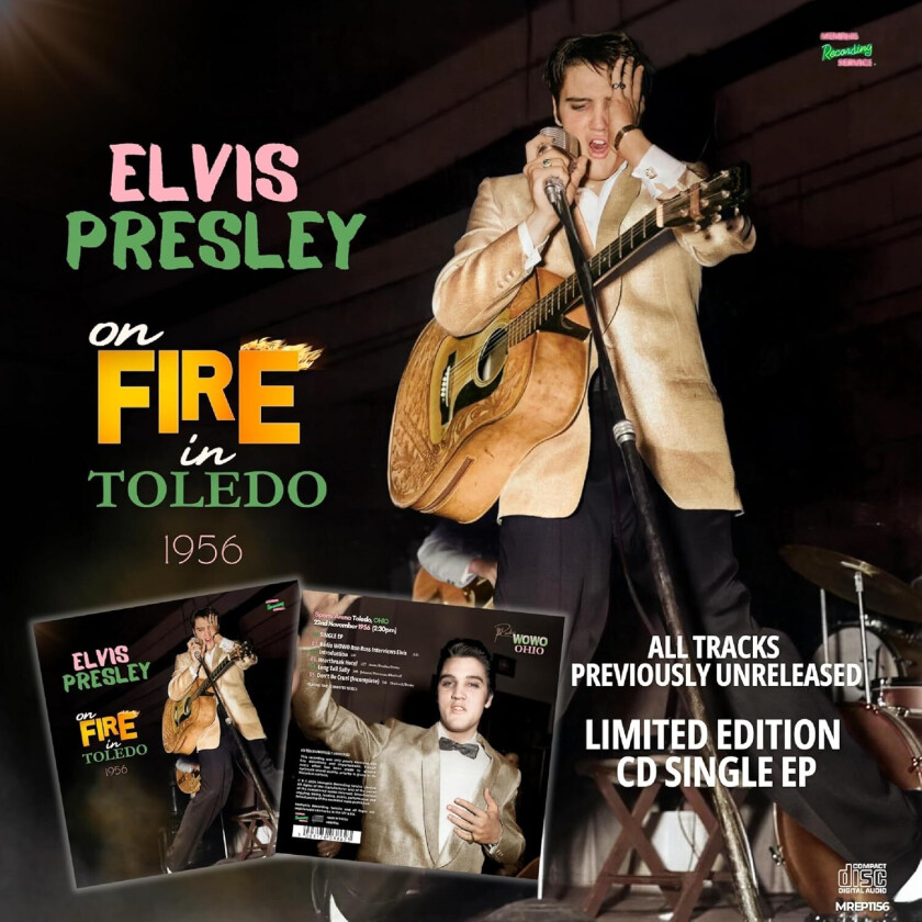 Elvis Presley  On Fire in Toledo 1956  CD