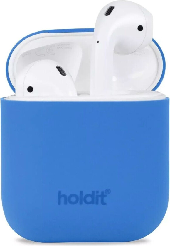 Holdit Nygård Silikondeksel Til AirPods (1 & 2. gen.) - Sky Blue