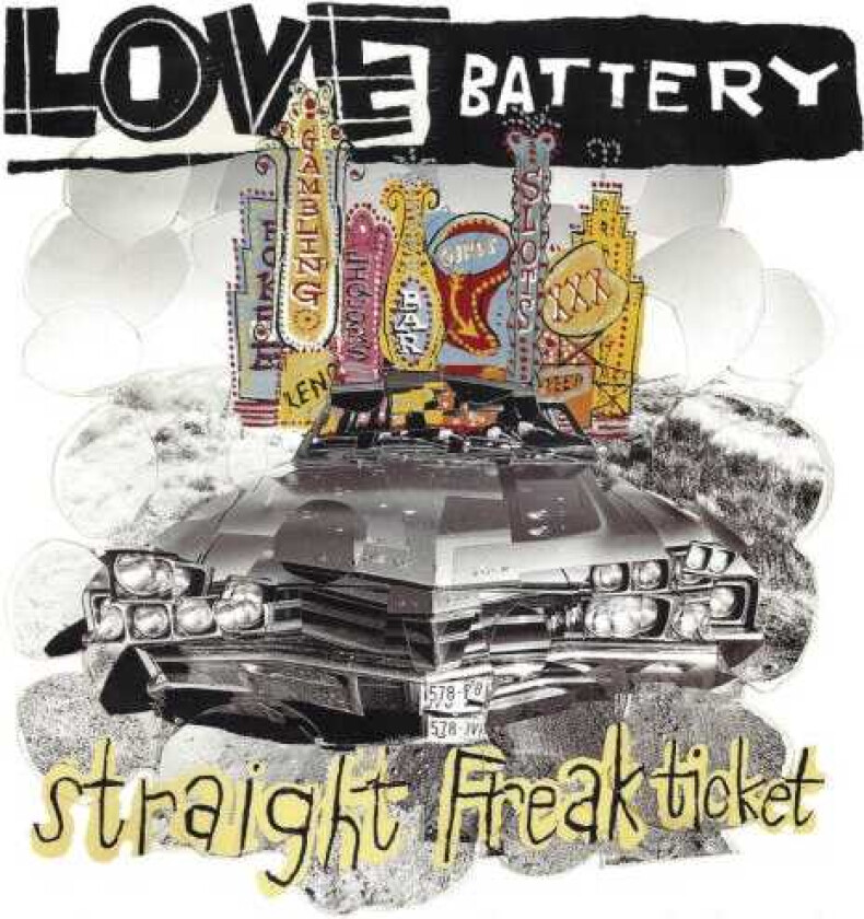 Love Battery Straight Freak Ticket LP/Vinyl