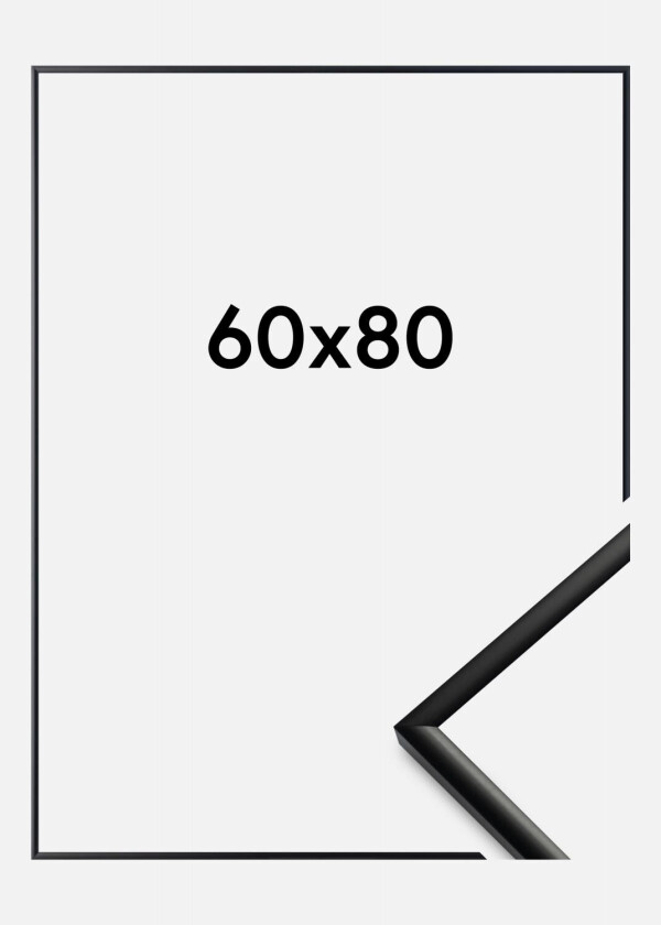 Ramme New Lifestyle Akrylglasss Matt Svart 60x80 Cm