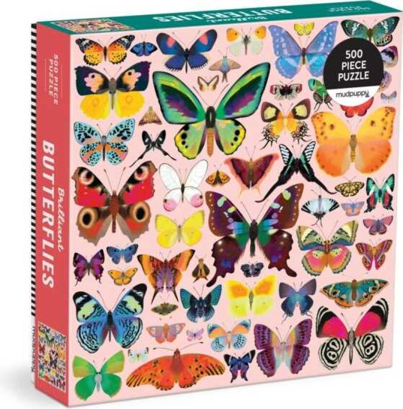 Brilliant Butterflies 500 Piece Family Puzzle