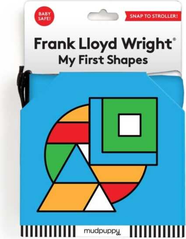 Frank Lloyd Wright My First Shapes Crinkle Fabric Stroller Book