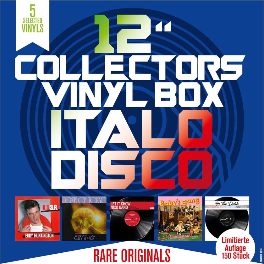Eddy Huntington, CityO', Nico Band, Baby's Gang, Limit Eccitation 12" Collector's Vinyl Box: Italo Disco LP/Vinyl