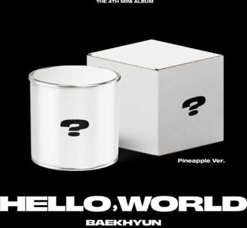 Baekhyun Hello, World Pineapple Version incl. Pineapple Pick Set, 16pc Circle Photo Set, Circle Lyrics Paper, 4pc Photocard Set, 8pc Sticker Pack + Keyring CD