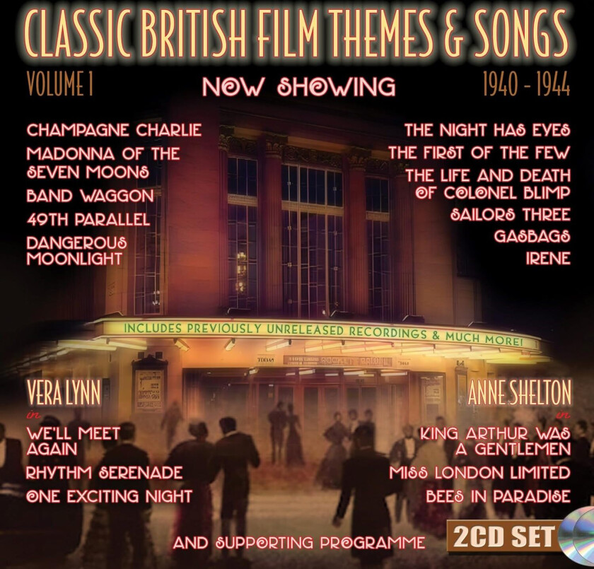 Diverse Artister Classic British Film Themes & Songs Vol. 1 19401944 CD