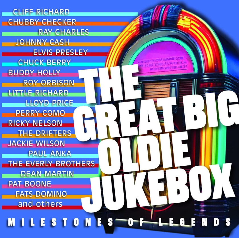 Cliff Richard, Buddy Holly, Elvis Presley, Johnny Cash, Roy Orbison, Dean Martin, Fats Domino, Ray Charles  The Great Big Oldie Jukebox  Milestones Of Legends  CD