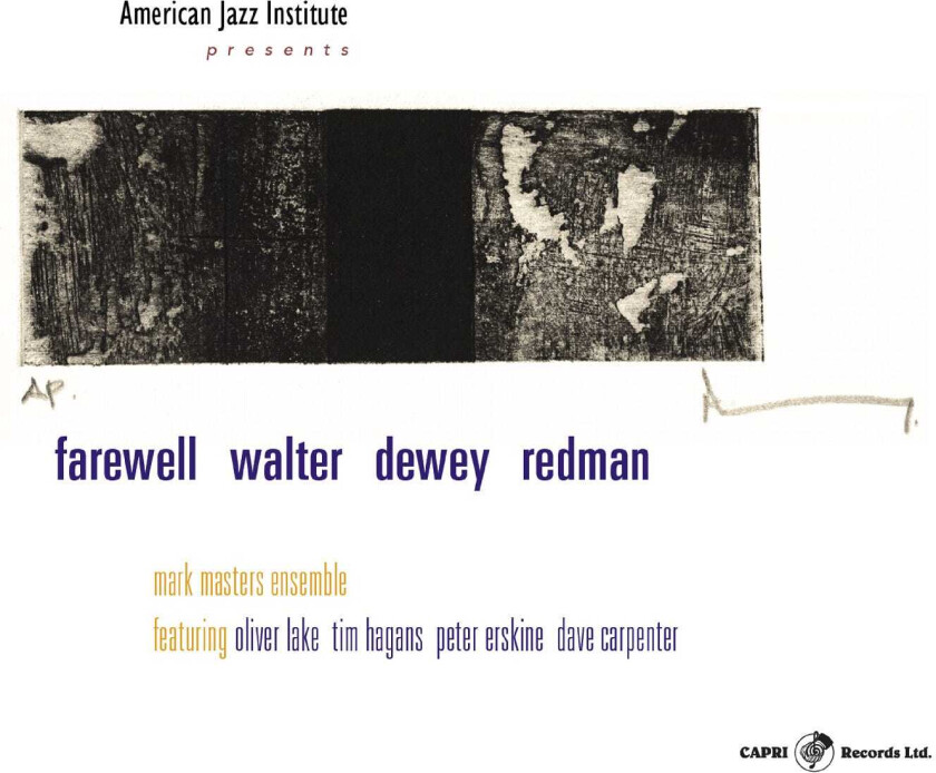 Mark Masters  Farewell Walter Dewey Redman  CD