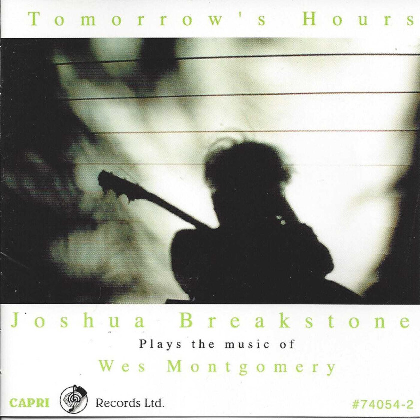 Joshua Breakstone  Tomorrow's Hours  CD