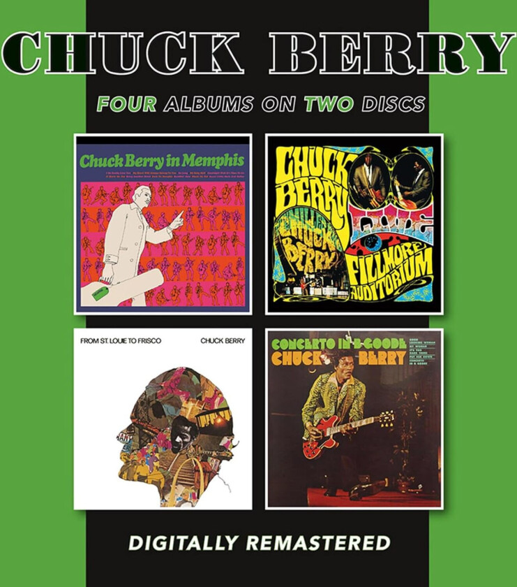 Chuck Berry  In Memphis / Live At The Fillmore / Auditorium / From St Louie To Frisco / Concerto B. Goode  CD