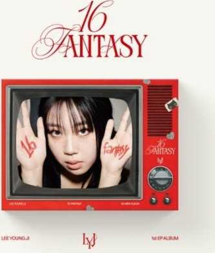 Lee Young Ji  16 Fantasy  Photobook Version  incl. 64pg Photobook, Postcard, Lyrics Paper, Bookmark, 4pc Photocard Set, 7pc Sticker Set + Folded Poster  CD